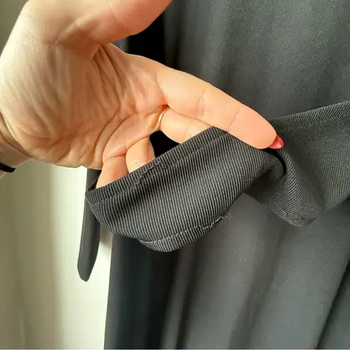 Eloquii Black Wrap Cut Out Front Long Sleeve Maxi Dress 18/20