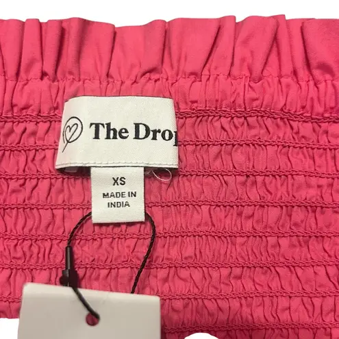 The Drop Women's Smocked Ruffle Trim Long Sleeve Top