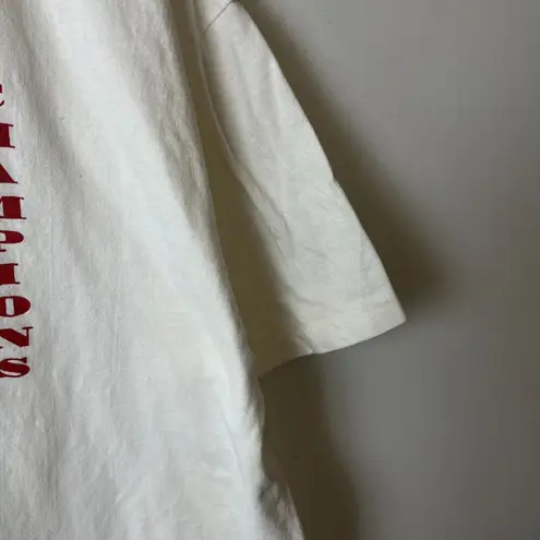 Vintage 90s Softball Champions T Shirt White XL Extra Large Single Stitch Sports