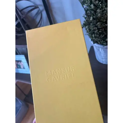 Mansur Gavriel Filo Flip Flops Sandals Sand/Papaya Womens Size 36 Orange