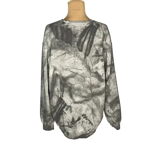 Hazel & Hunt Gray Crew Neck Sweatshirt Size Large