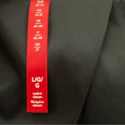 Spanx  L The Perfect Collarless Oversized Blazer‎ Ponte 1-Button Jacket Womens thumbnail 6