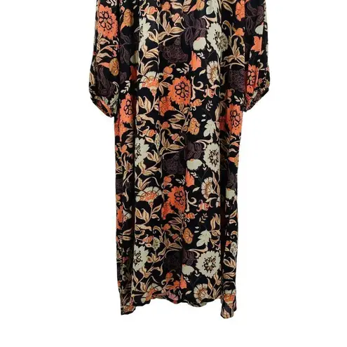 Roller Rabbit Rowen Maxi Dress Taos Floral Printed Oversized Dress Cover Up
