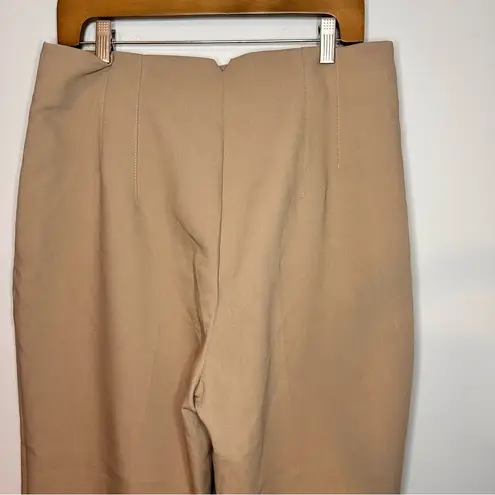 ZARA  high waisted dress pants Taupe brown color size XL