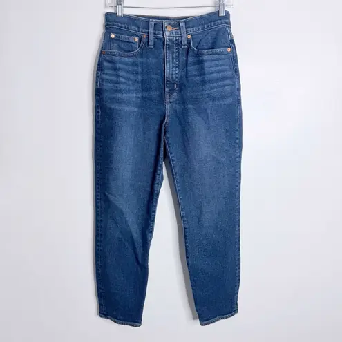 Madewell  The Momjean Hoover Wash NG362 Size 27 High Rise Tapered Rigid Stretch