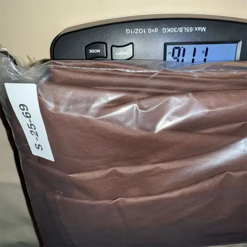 Ashley Stewart Ashley Stewart Women's Brown Faux Leather wide leg Pants Size 26