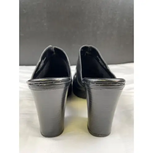 BOC Born Concepts Women's Black Shoes/Slide on Clogs Heel 3.75" Sz 8 SKU 3411