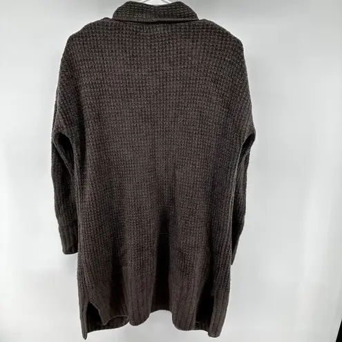 Barefoot Dreams CozyChic Lite Long Weekend Cardigan Sweater Pockets Ash Small