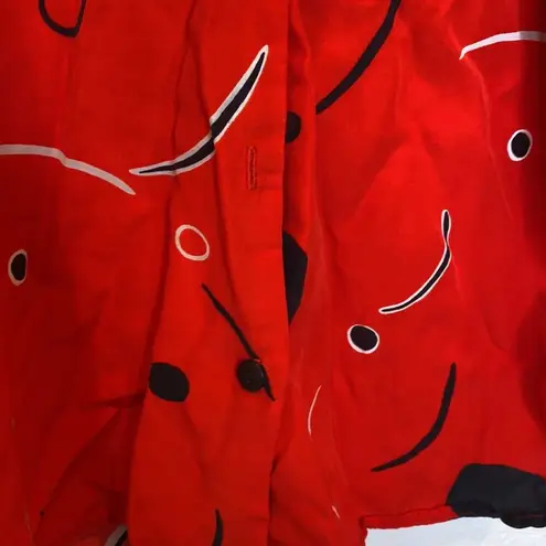 Necessary Objects Ltd. Vintage Abstract Button Down Long Sleeve Top Sz XXL