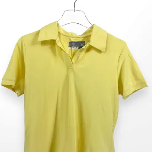 Cutter and Buck Yellow Short Sleeve Polo T-Shirt