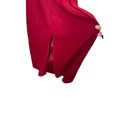 Vintage Casual Corner Annex Red Maxi Jumper Dress Size 10