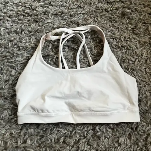 Lululemon  white energy bra size 8