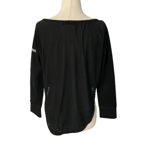 Gymshark  Black Nikki Blackketter Mesh Back Crop Top Women's Size Small | 17-6 - Image 2