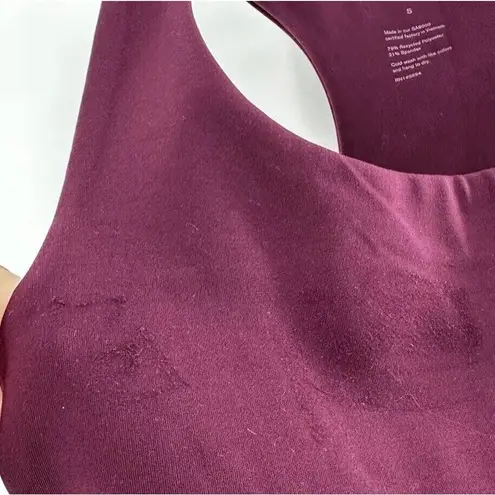 Girlfriend Collective Sz S Set Paloma Bra Compressive Legging High Rise Plum