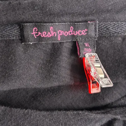 Fresh Produce Sleep Shirt Black XL