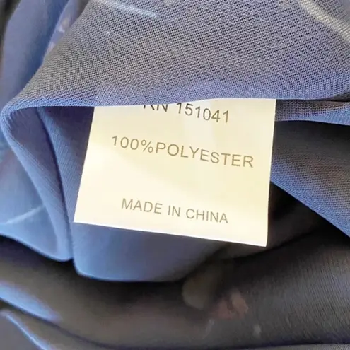 Few Moda Revolve NWT Floral Belted Knee-Length Dress Blue Size S