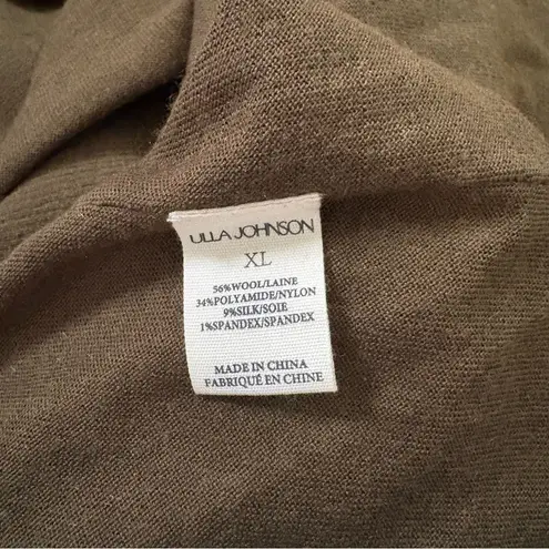 Ulla Johnson Wool Green Poncho Cape Size XL