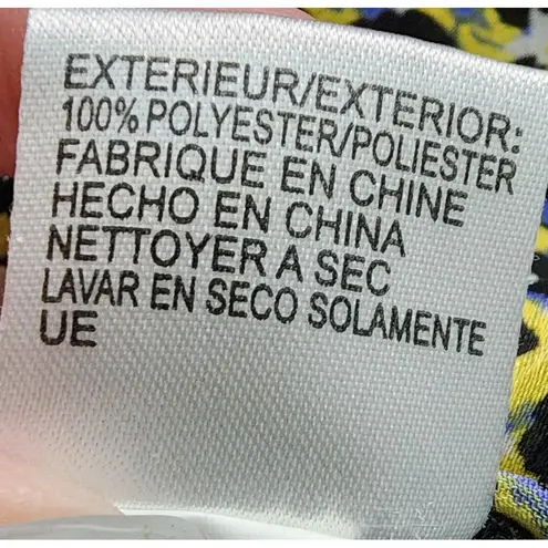 Tahari Petite Leopard Print Sleeveless Blouse Cowl Neck Versatile Top