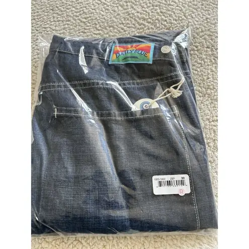 Daily Blue Hope Jeans Zephyr Blue Wash Utility Cargo Pant High Rise Size 30
