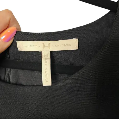 Halston Heritage Black Sleeveless Womens Dress Size Medium