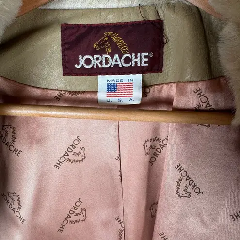Jordache 80s Vintage Faux Fur Coat Luxe Animal Preppy Mean Girls