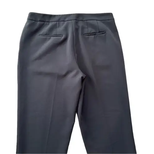 Zac & Rachel Pants Gray Ruffle Pockets Tapered Ankle Office Dress Slacks Size 12