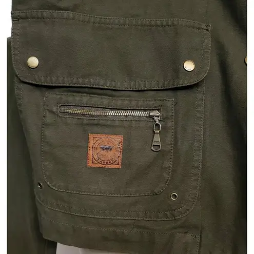 Vintage Ralph Lauren Jacket Maine Fly Fishing Utility Jacket Hunter Green Size L Size L