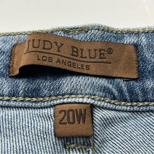 Judy Blue Judy Blue Retro Wide Fit Womens Size 20W Blue Denim Jean JB88673 MD Stretch