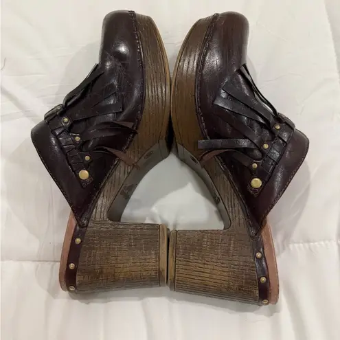 Dansko Deni Mule Women’s Size 37 (US 6.5–7) Chocolate Brown Full Grain Leather