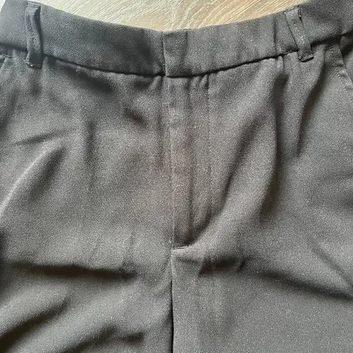 ZARA  High-Waisted Shorts w/ Pockets and stretch waist Black Small