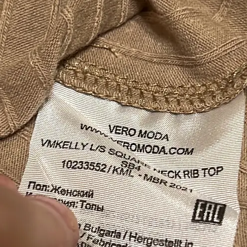 VERO MODA Kelly Square Neck Puff Sleeve Top