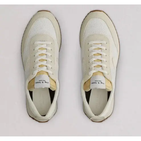 Rag and Bone New! Retro Runner Sneakers in Off White Sz 37 Sz 7 $258