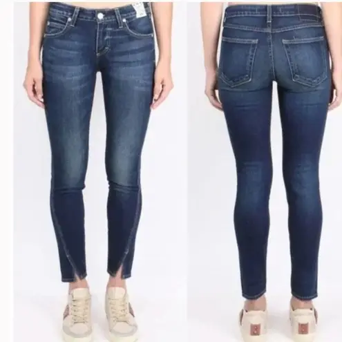 AMO Twist Wash In True Blue Skinny Jeans Size 28
