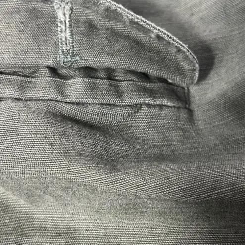 Marc Jacobs ‎ Two-Toned Capri Linen Pants Green Size 4