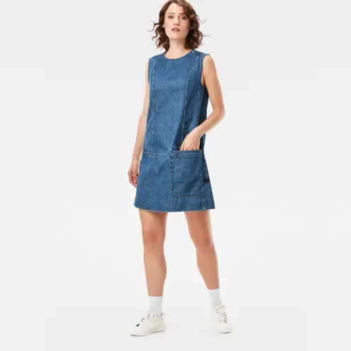 G-Star Raw Blake A-Line Sleeveless Denim Dress