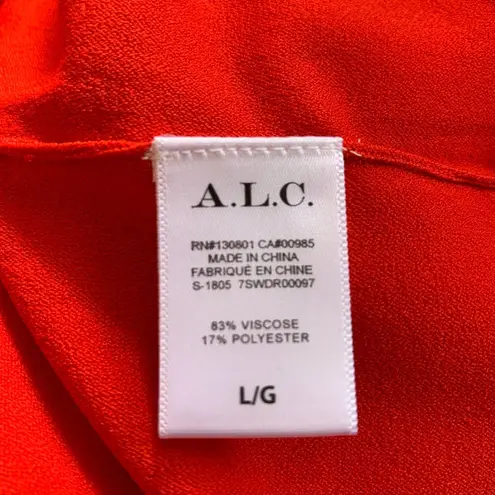 ALC Frank A.L.C Shara One Shoulder Midi Dress