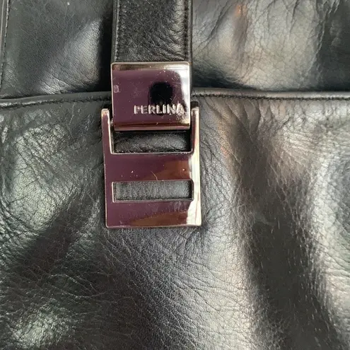 Perlina  Soft Leather Shoulder Handbag