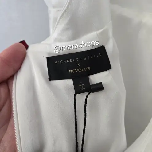 Michael Costello x REVOLVE Tessa Midi Dress in Ivory