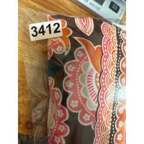 VTG Judith Hart Women Maxi Wrap Skirt 14 Multicolor Paisley Floral Y2K Boho Pink