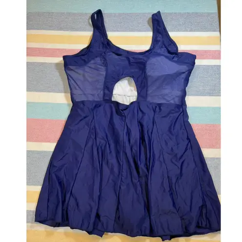 NWOT Navy Blue Swim Dress