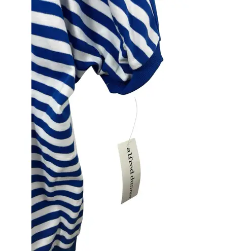 Vtg Alfred Dunner Nautical Anchor Embellished Summer Cruise Medium Old Money NWT