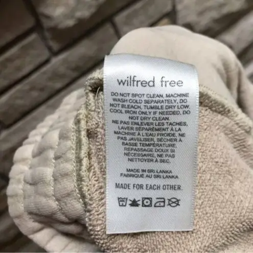 Wilfred  Free Free Terry Fleece Sweatpant Organic Cotton Tan Beige XS