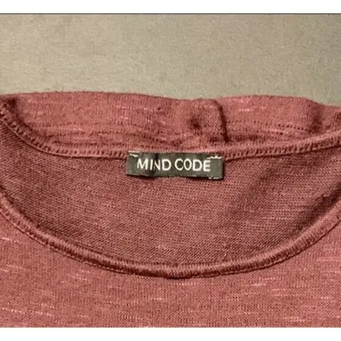 Mind Code ‎ Women’s Maroon Pullover Sweater L EUC