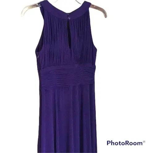✨ Sangria Women's Halter Keyhole Maxi Dress✨ Purple Size 12
