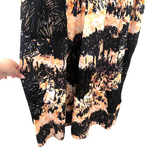 Proenza Schouler Scenic Print Lace Embroidered Midi Dress NWOT Sz 4