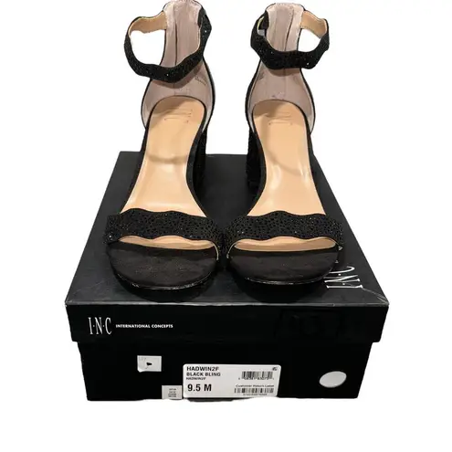 Inc international Concept Hadwin Scallop Block-Heel Sandals - Size 9.5