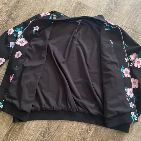 Lane Bryant  Jacket Women Floral Bomber Jacket Women Plus Lightweight