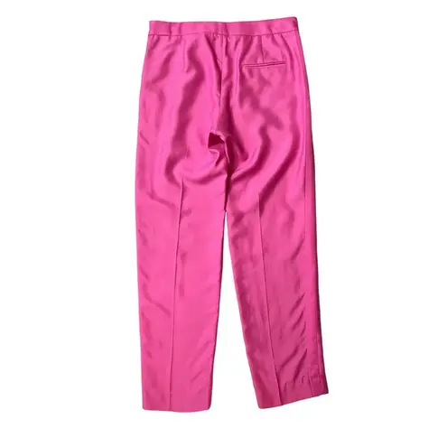 3.1 Phillip Lim $470 Philip Lim 3.1 2 Bright Pink Tuxedo Trousers High Waist Rise Dress Pants