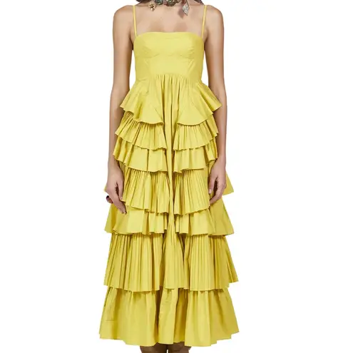 Ulla Johnson Avery Tiered Long Dress White