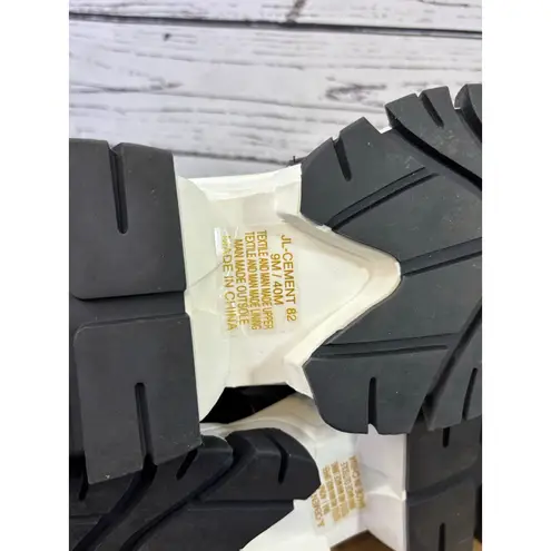 Women's JLO Black & White Sock Chunky Sneakers Size 9